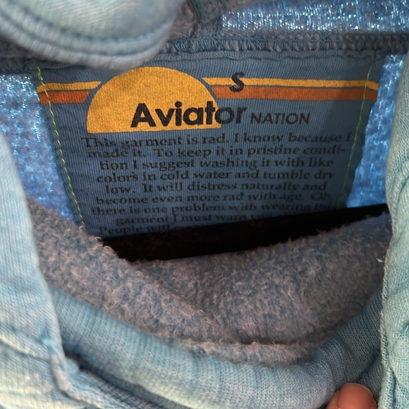 NINJA PULLOVER HOODIE Blue - Small - Picture 2 of 5